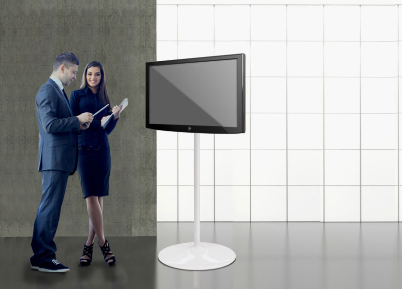 portamonitor-stand Portamonitor per stand, isole promozionali, arredo uffici