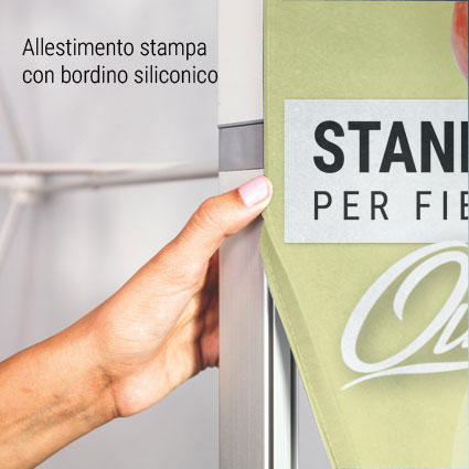 Publibeta®  Stand portatile per fiera HOPUP 3x3 - Pieghevole