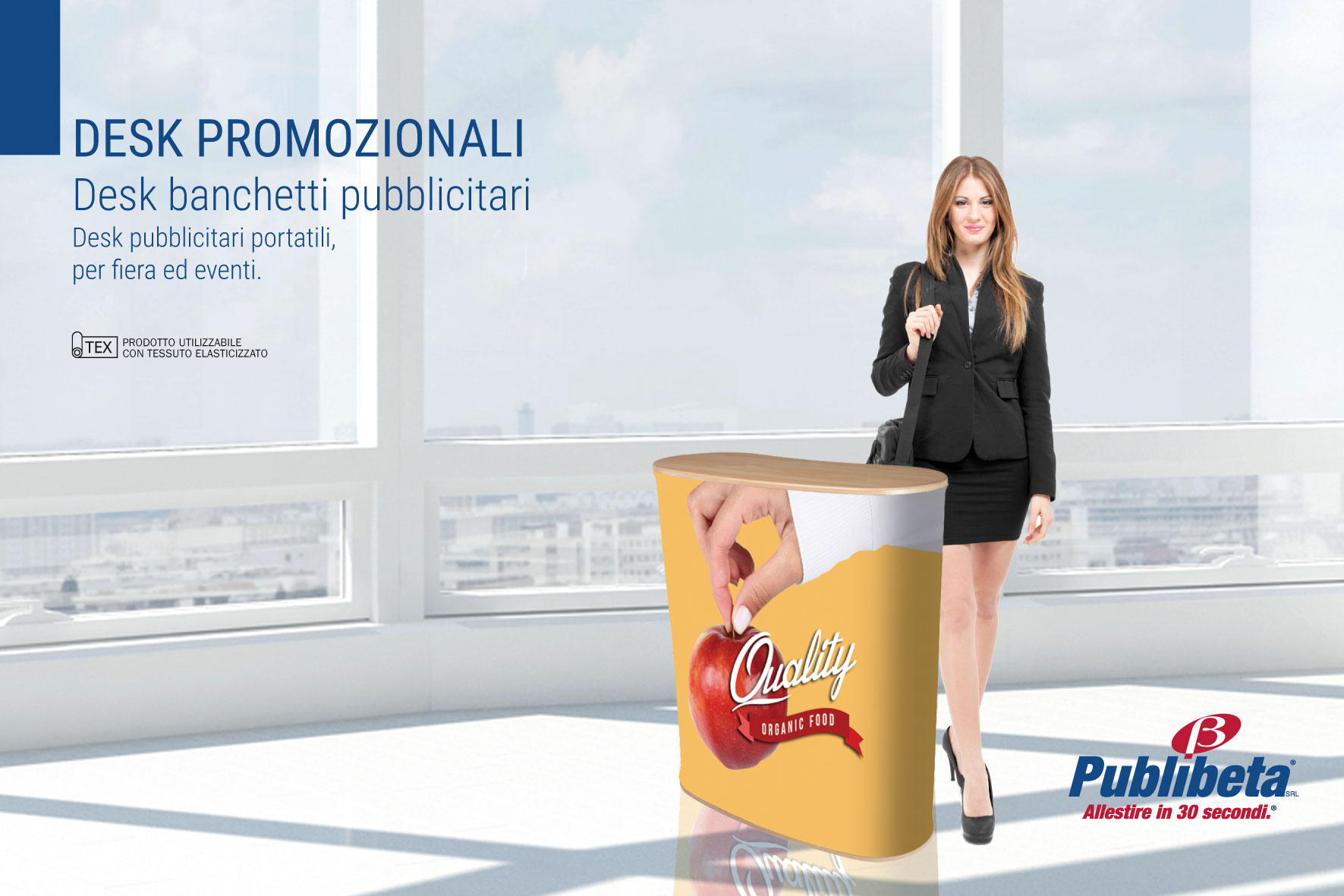 desk promozionali, isole promozionali