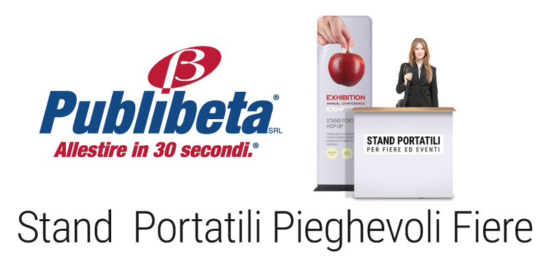 Stand portatili pieghevoli fiere