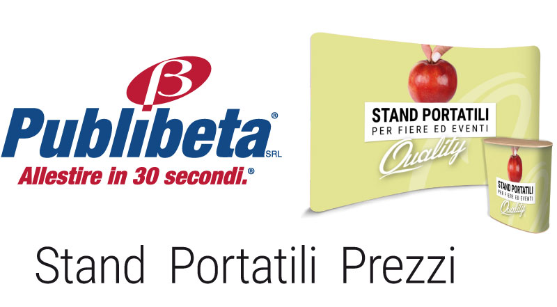 Stand portatili prezzi.